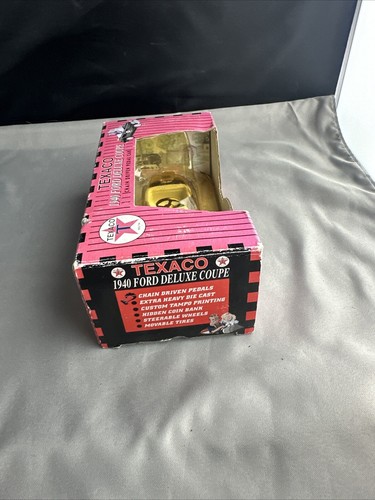 Gearbox Texaco 1940 Ford Deluxe Coupe Series 9 Black Pedal Car NEW Bon38 - Picture 4 of 7