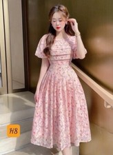 Women Dress Summer Flowers Petite Size Girls Size m
