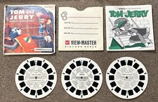 Vtg 1956 View-Master Complete TOM JERRY/DROOPY/SPIKE TYKE Reels B511-B513