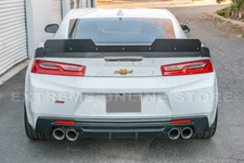 1LE Extended V2 Style Rear Trunk Lid Wickerbill Spoiler For 16-Up Chevy Camaro