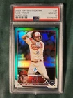 2023 TOPPS 1ST EDITION GREEN FOIL MIKE TROUT CARD #27 PSA 10 #'D 46/150 ANGELS