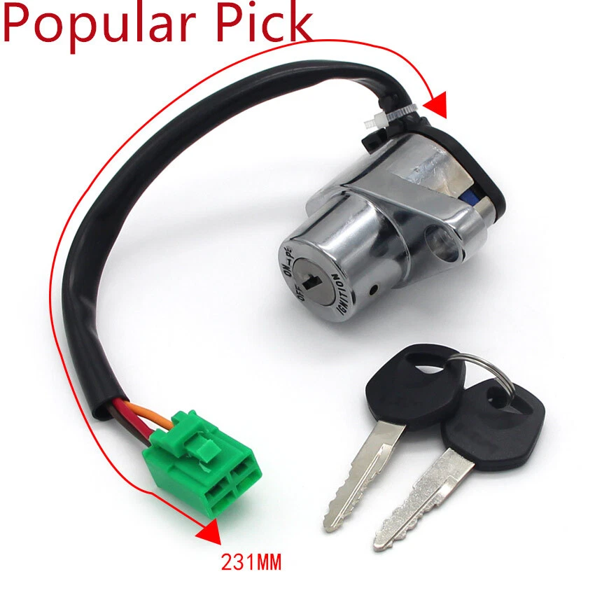 Ignition Switch Gas Cap Seat Key Set for Suzuki  S50 Intruder 700 800 VS800GL Foto 3 de 4