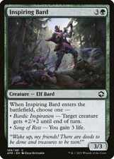 MTG D&D AFR *FOIL* C Inspiring Bard #189