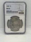 1888 P Morgan Silver Dollar NGC MS-63 #474