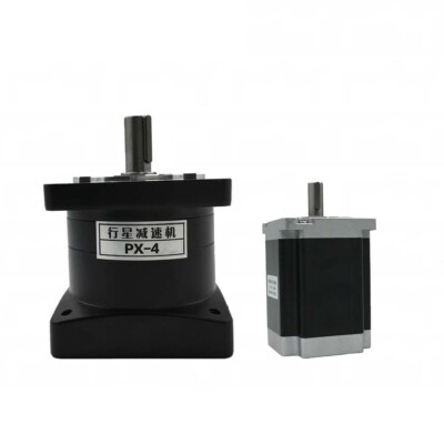 Nema34 86mm Planetary Speed Reducer stepper motor gearbox 14mm input 5~100:1 CNC