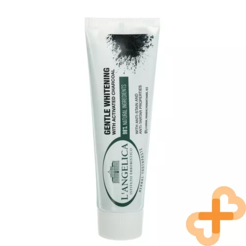 LANGELICA GENTLE Whitening Zahnpasta mit Aktivkohle 75 ml Anti-Flecken