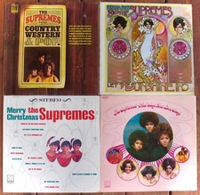 THE SUPREMES-Lot Of 4 Beautiful Soul Albums-MOTOWN-NORTHERN SOUL-DIANA ROSS