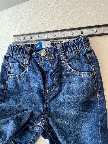 Old Navy Jeans Baby Boys 4 Kids Straight Leg Denim Pants Blue Casual School Fall - Picture 11 of 16