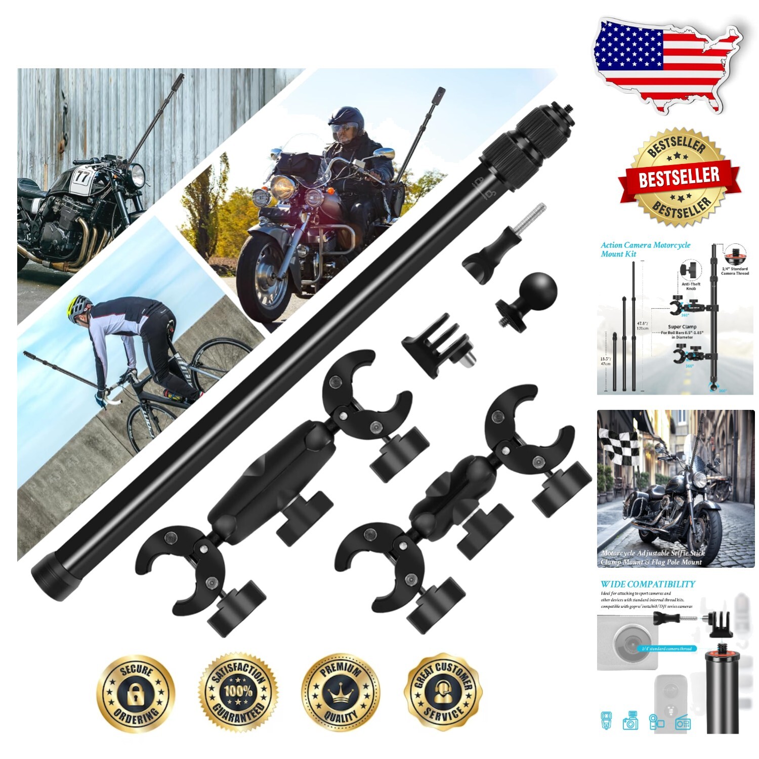 Ultimate Action Camera Mount Kit: 47