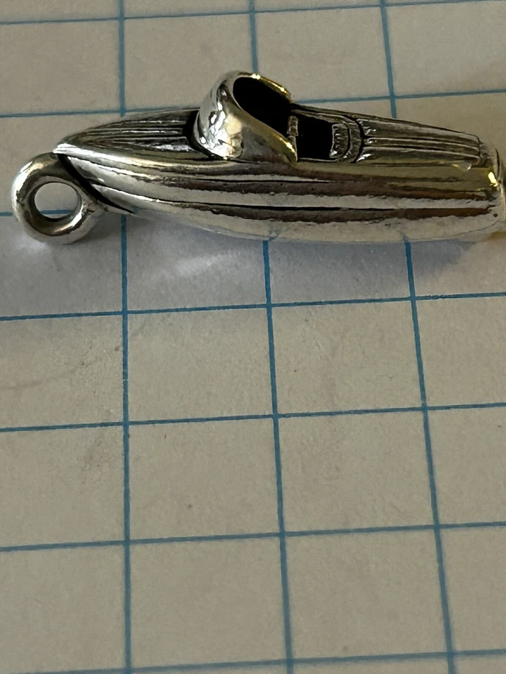 PREÇO REDUZIDO Berloque James Avery Lancha 3D Prata Esterlina Frete Grátis - Imagem 2 de 4