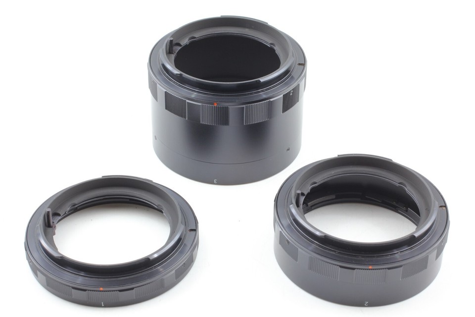 BOXED *MINT* ASAHI PENTAX 6x7 67 Auto Extension Tube Ring 1 2 3 Set