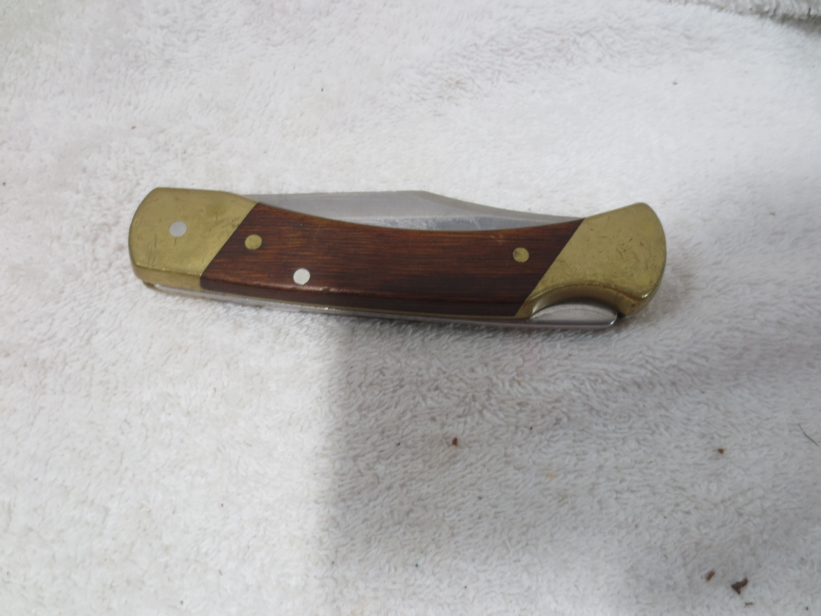 Vintage Schrade USA LB 7 Lock Back Folding Knife 3 Pins lb7 good