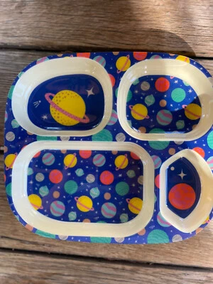 Rice Kinderteller Teller Menüteller Melamin Weltall Space Planeten