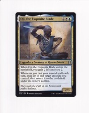 2022 MAGIC COMMANDER LEGENDS BATTLE FOR BALDUR'S GATE OJI, THE EXQUISITE BLADE
