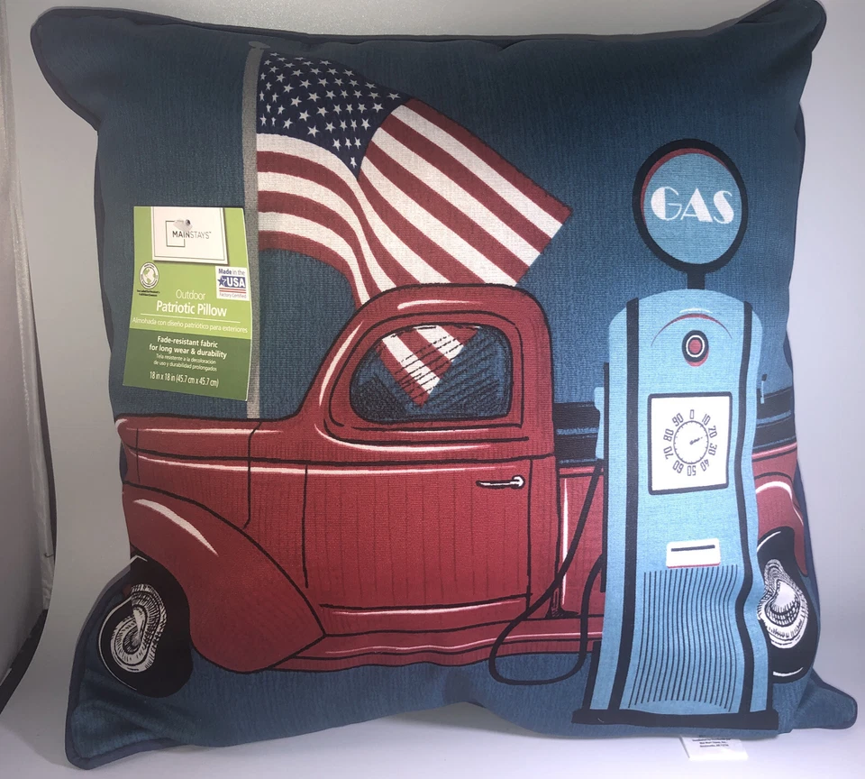 18 英寸 x 18 英寸户外/室内枕头防褪色品牌新发货同一天工作日 — 第 2/4 张图片