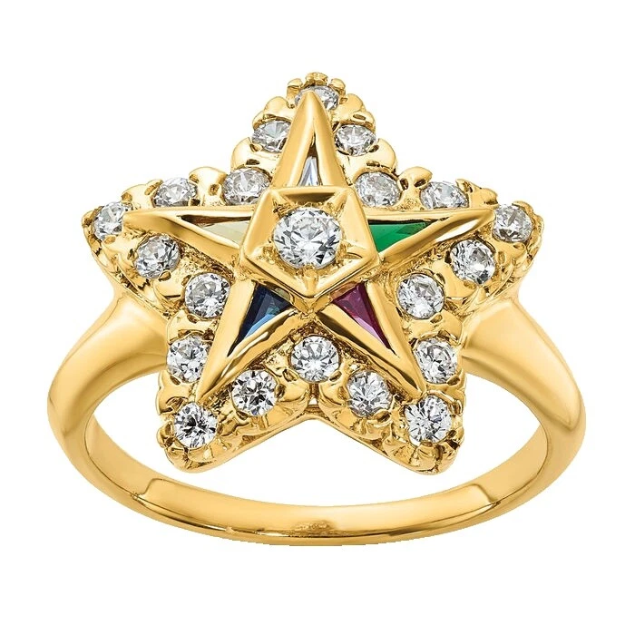 Yellow Gold Plated Signet Fashion Rings