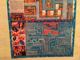 BATMAN -NINTENDO POWER- 1989 NES DC 'FESTER'S QUEST MAP'  VINTAGE POSTER 19X16