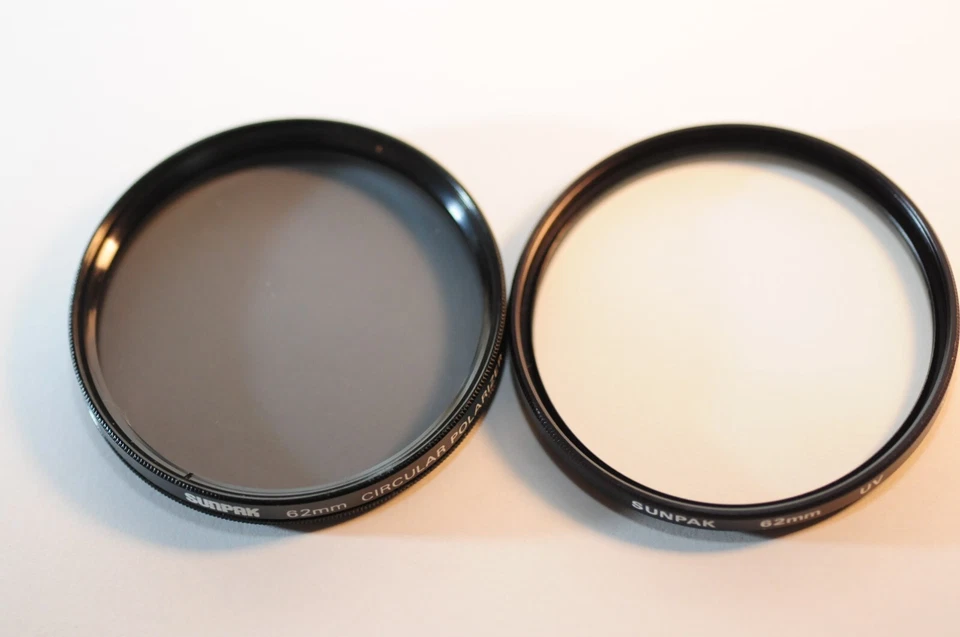 TWO 2 Sunpak 62mm filters UV & Circ polarizer for Canon Nikon Sigma Tamron lens - Image 4 of 4