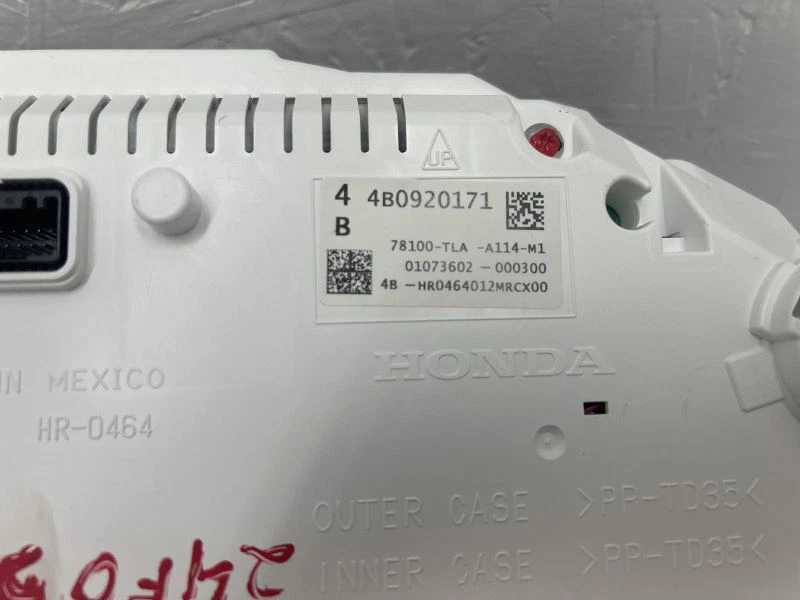 Honda CR-V 2017-2019 velocímetro clúster mercado estadounidense MPH AWD LX Foto 2 de 4