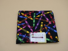 Single Fat Quarter Cotton Fabric 18" x 21"