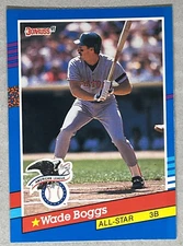 Wade Baggs, 1991 Donruss All-Star #55, American League