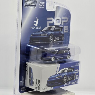 ポップレース 1/64 パンデム シビック EG6 v1.5 メタリックブルー POP RACE x Enigma 1/64 パンデム シビック EG6 v1.5 メタリック