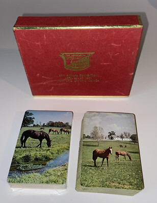 Congress Horse Playing Cards, Two Decks in Box, One Unopened. Border Agencies.
