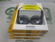 Koss KPH25K Over Head Headphones 3.5mm Plug Inline Volume Control New Lot of 3