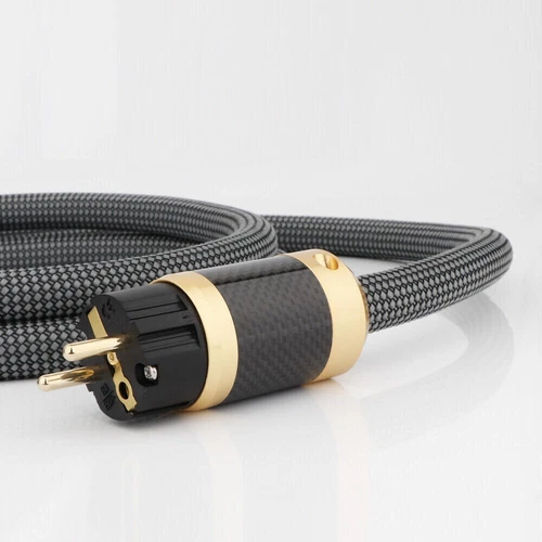 Audiophile 12AWG OCC vergoldet US EU Schuko AU HIFI Stromkabel Netzkabel - Bild 7 von 10