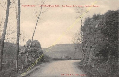 CPA 72130 Saint Leonard Des Bois Route De Fresnay Edit Legagneur