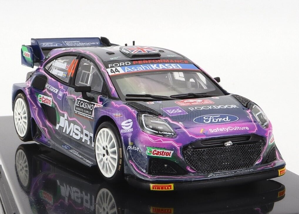 IXO 1/43 FORD PUMA RALLY 1 #44 GREENSMITH/ANDERSON MONTE CARLO RALLY 2022 RAM830