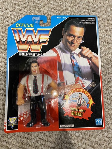 WWF Hasbro MOC IRS Irwin R. Schyster Series 5 With...