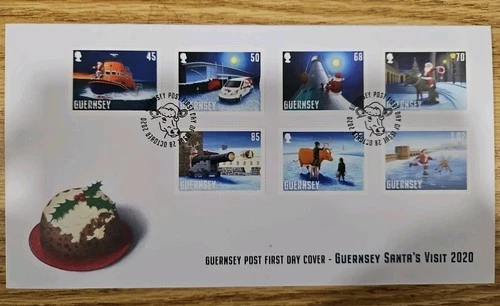 Guernsey Stamps: "Santa's Visit" First Day Cover 2020 K