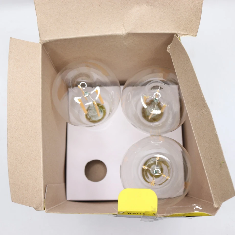 (3-Pk) Feit Electric Edison Style Antique Filament LED Light Bulb ST19 12W 120V - Image 3 of 4