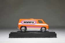 HOT WHEELS 1/64 **LOOSE** WYNN'S 2003 MATTEL ORANGE VAN SLICK RIDES
