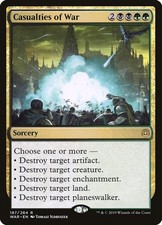 + Casualties of War near mint englisch War of the Spark Rare Magic the Gathering