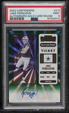 2022 Panini Contenders Ticket Wild Card Round Jake Ferguson Rookie Auto RC 1q7. rookie card picture