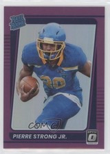 2022 Panini Chronicles Draft Picks Purple Prizm 48/49 Pierre Strong Jr #30 5l1