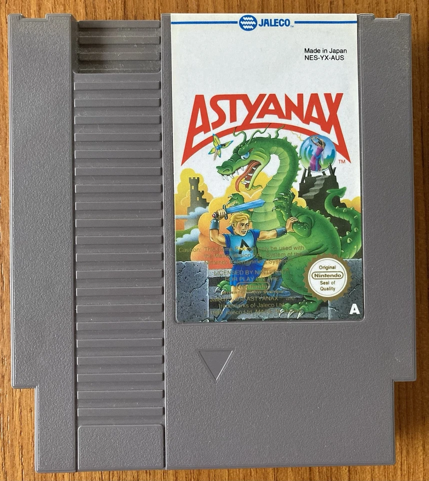 NES ~ ASTYANAX ~ Nintendo Game NES-YX-AUS Game Cart + Sleeve + Box Pal A - Image 2 of 4