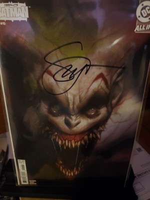 Absolute Batman #15 Ben Oliver Cardstock Variant Cover Signed Scott Snyder W/COA