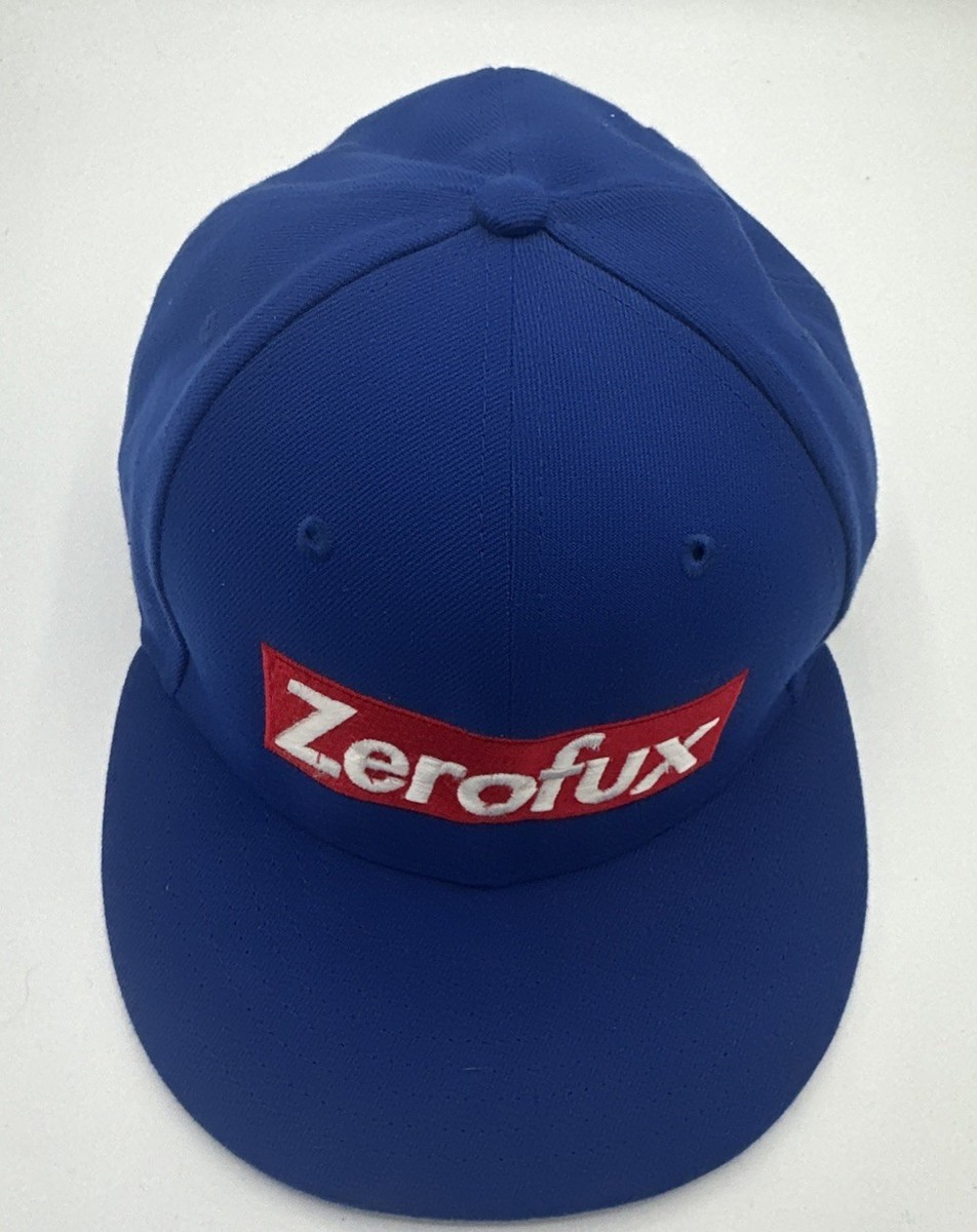New Era 59FIFTY Zerofux Box Logo Fitted Hat 7 3/4 Terp Chasing Blue View 4