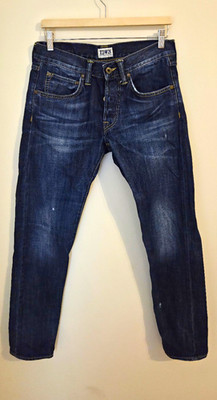 Edwin ED-55 Relaxed Tapered Dark Wash Blue Denim Jeans W31 L32