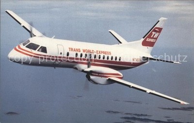 Aircraft Civil Trans World Express Saab 340A