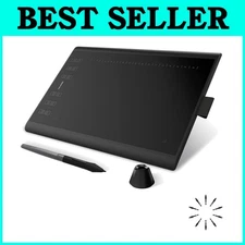Large Work Area Tablet with Battery-Free Stylus, 8192 Levels