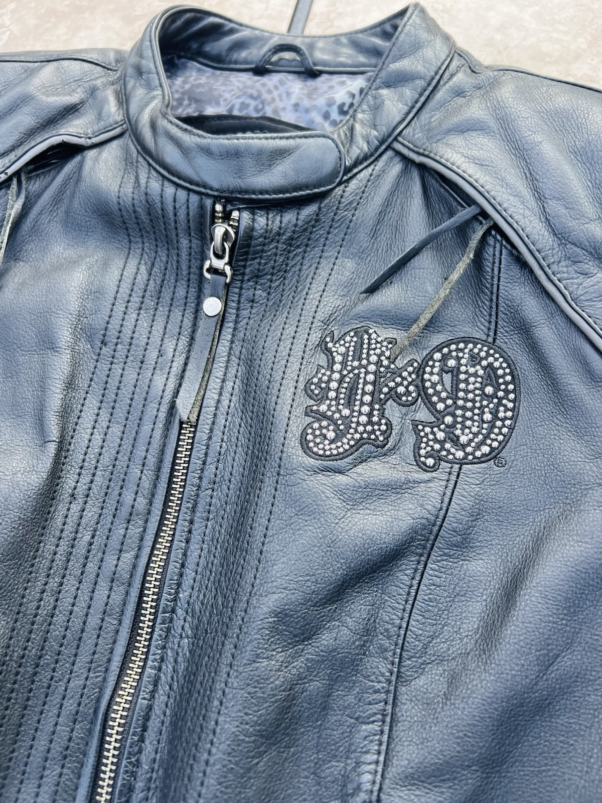 Harley Davidson Women's Temptress Bling Studded Leather Jacket MD 97070-11VW image 6