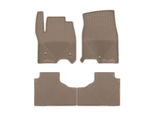 WeatherTech All-Weather Floor Mats for W568TN-W569TN - 1st & 2nd Row Tan