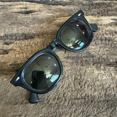 Vintage American Optical AO Saratoga Black Square Frames 5 3/4