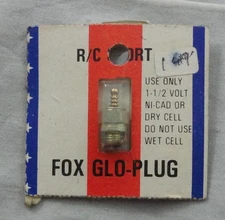 Fox R/C Short Glo-Plug Glow Plug 