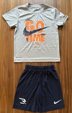 Nike Boys' Dri-Fit 2 Piece Outfit T-Shirt  Shorts Set 5-6 Go Time Russel Wilson