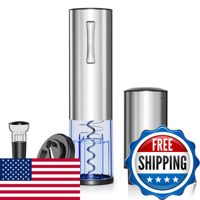  Rechargeable Electric Wine Opener Set, 4-in-1 Gift for Wine Lovers with Automat